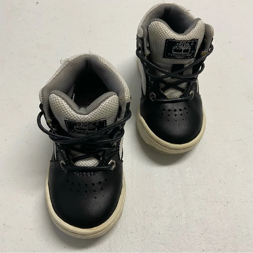 Timberland Infant Toddler Field Boots Grey Black Sz 7 Unisex Waterproof Boot Boy - Picture 10 of 10